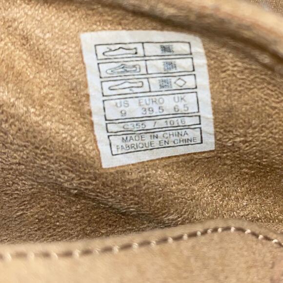 Rocket Dog Ankle Boots Beige Suede Size 9 Lace up Booties Chunky Heel Y2K - Picture 8 of 8